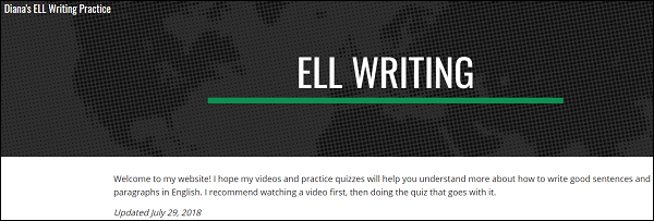 Diana’s ELL Writing Practice: A FREE Website for ABE/ESL Teachers and Students