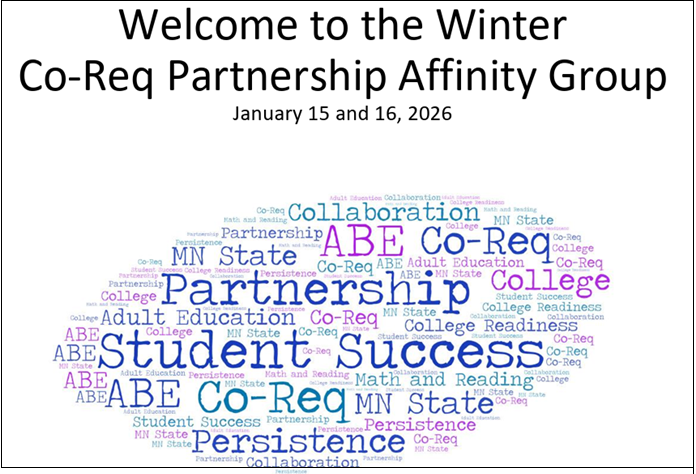 Making Good Progress: Minnesota State-ABE Corequisite Partnerships